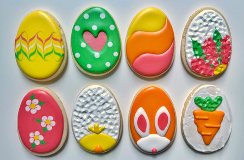 BEGINNER EASTER EGGS ~ Online Cookie Decorating Class
