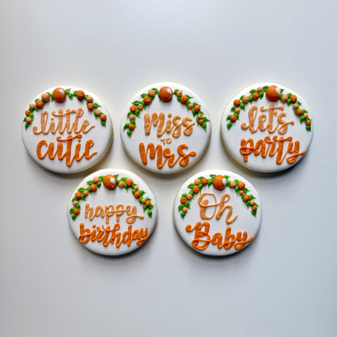 CUTIE PARTY ~ Online Cookie Decorating Class (Birthday, Baby Shower, Bridal Shower & General Party)