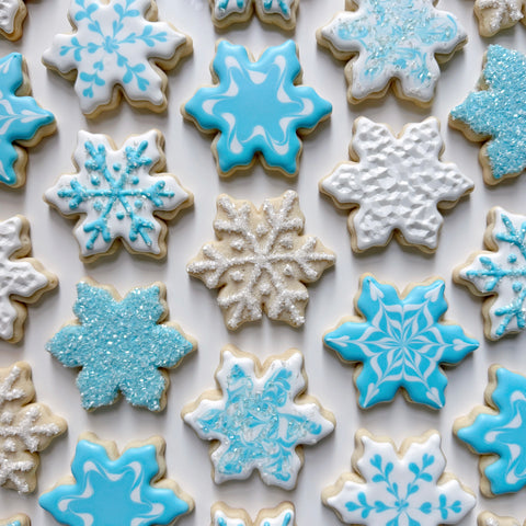 BEGINNER SNOWFLAKES ~ Online Cookie Decorating Class