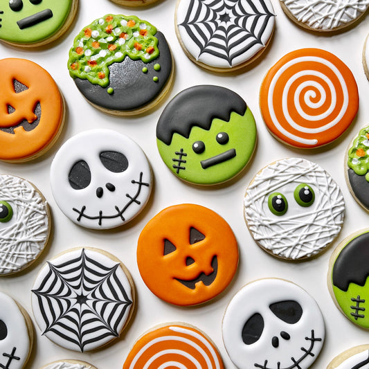 online cookie decorating class: beginner halloween