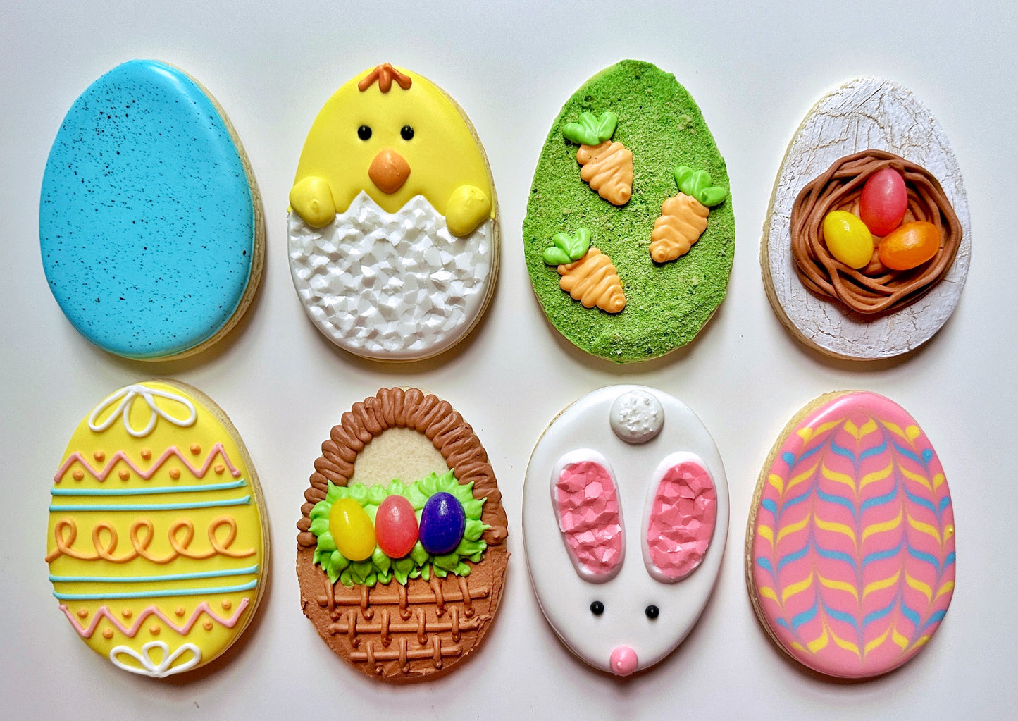 EASTER EGGS ~ Advanced Beginner ~ Cookie Decorating Class (2023)