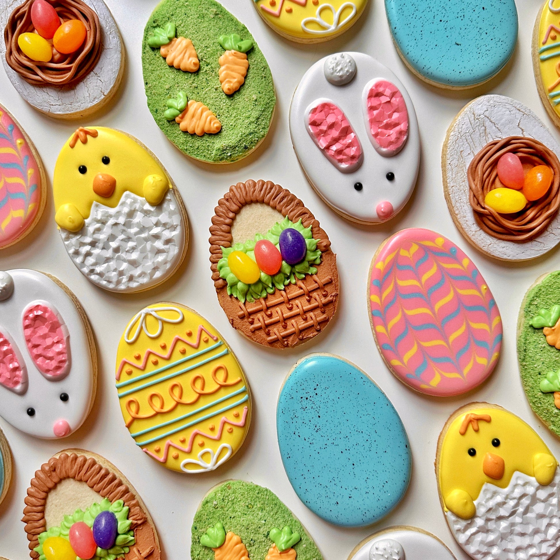online cookie decorating class: easter