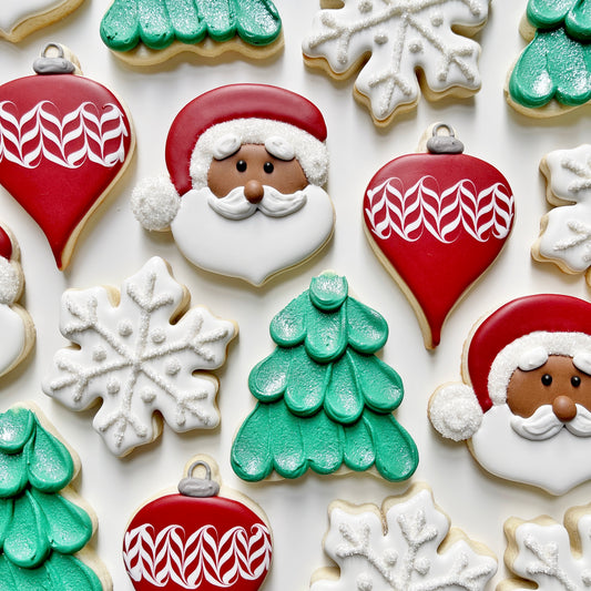 online cookie decorating class: christmas