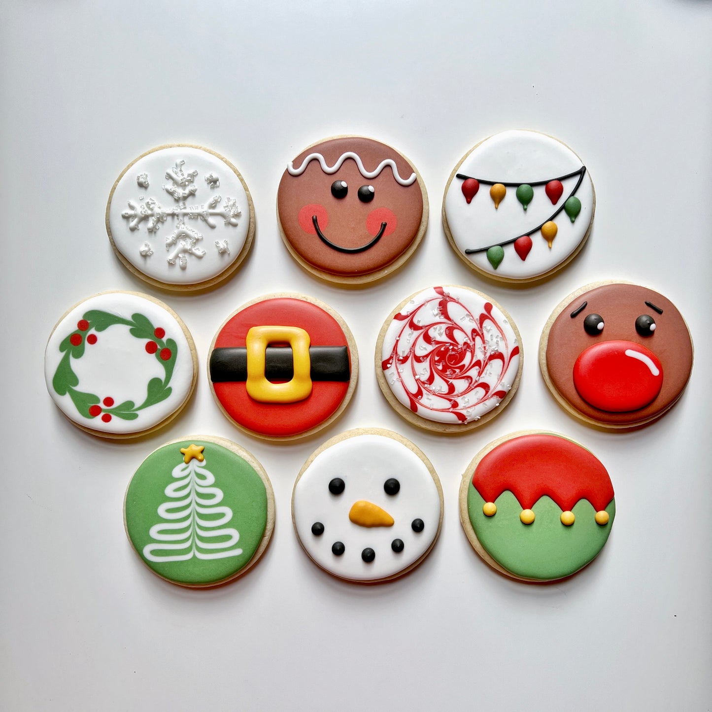 BEGINNER CHRISTMAS ~ Beginner / Online Cookie Decorating Class