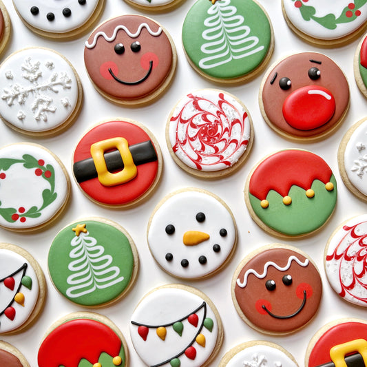 online cookie decorating class: beginner christmas