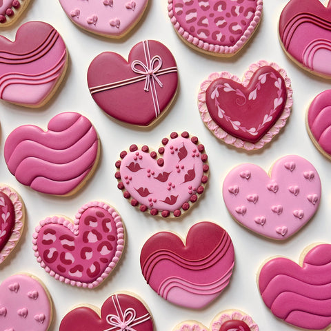 SWEET HEARTS ~ Online Cookie Decorating Class