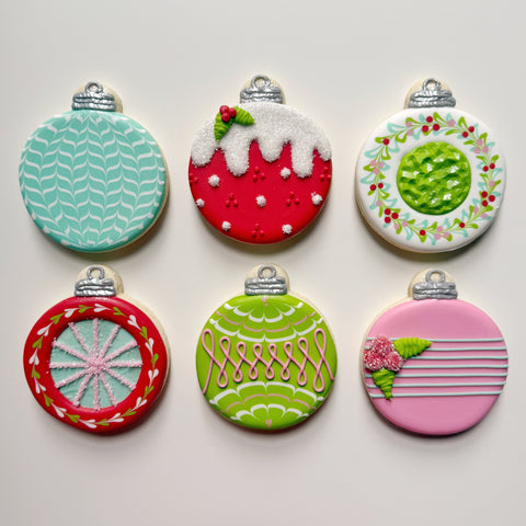 CHRISTMAS ORNAMENTS ~ Online Cookie Decorating Class