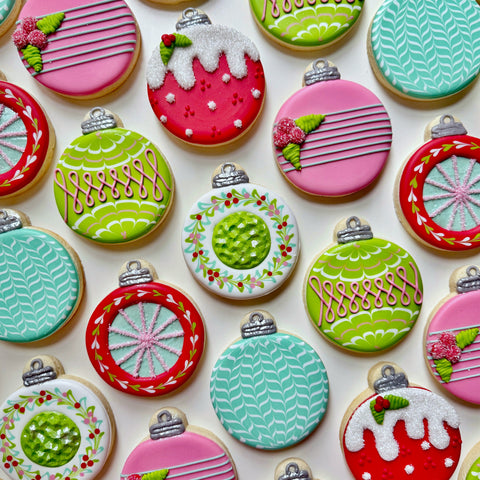 CHRISTMAS ORNAMENTS ~ Online Cookie Decorating Class