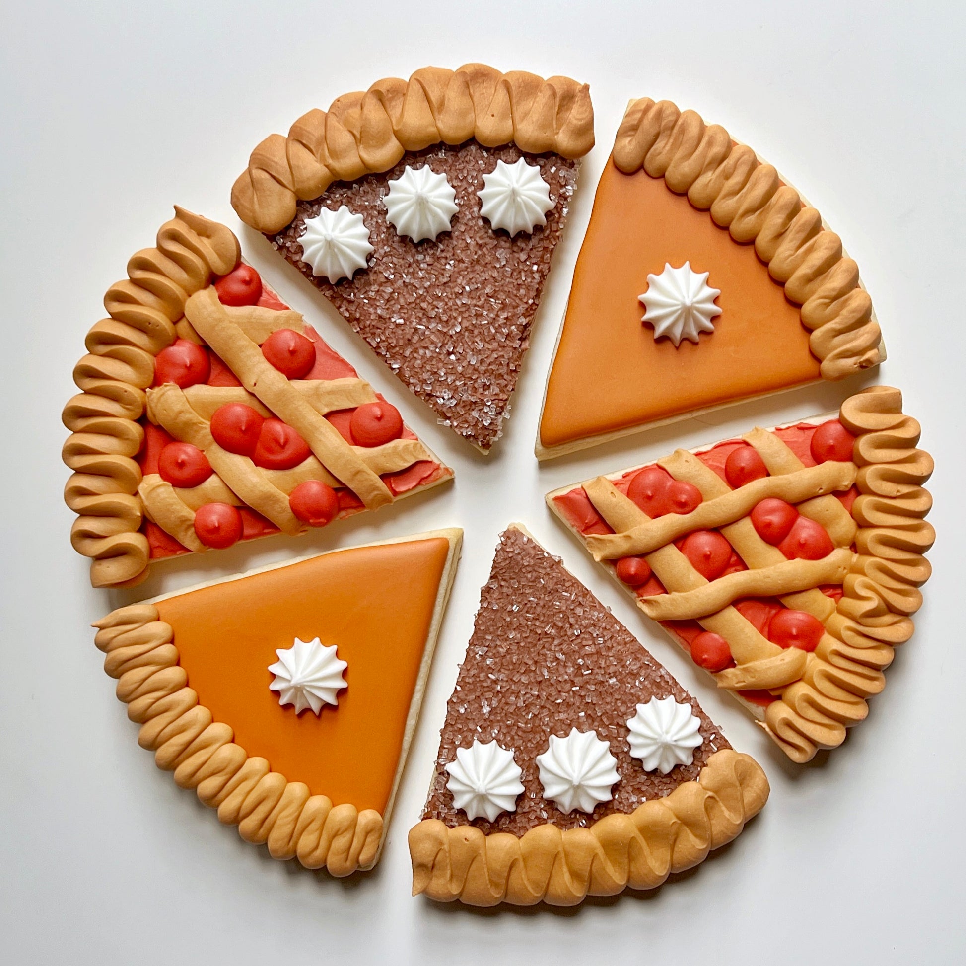 online cookie decorating class: pie