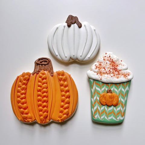 PUMPKIN SPICE ~ Online Cookie Decorating Class