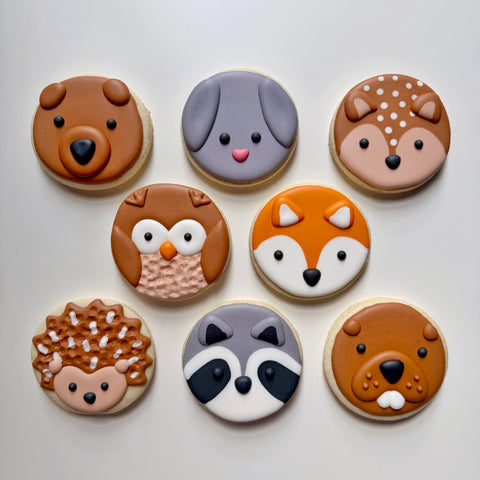 BEGINNER WOODLAND ANIMALS ~ Online Cookie Decorating Class