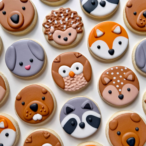 BEGINNER WOODLAND ANIMALS ~ Online Cookie Decorating Class