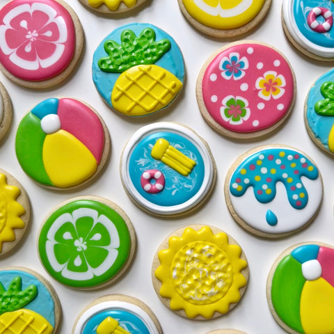 BEGINNER SUMMER ~ Online Cookie Decorating Class