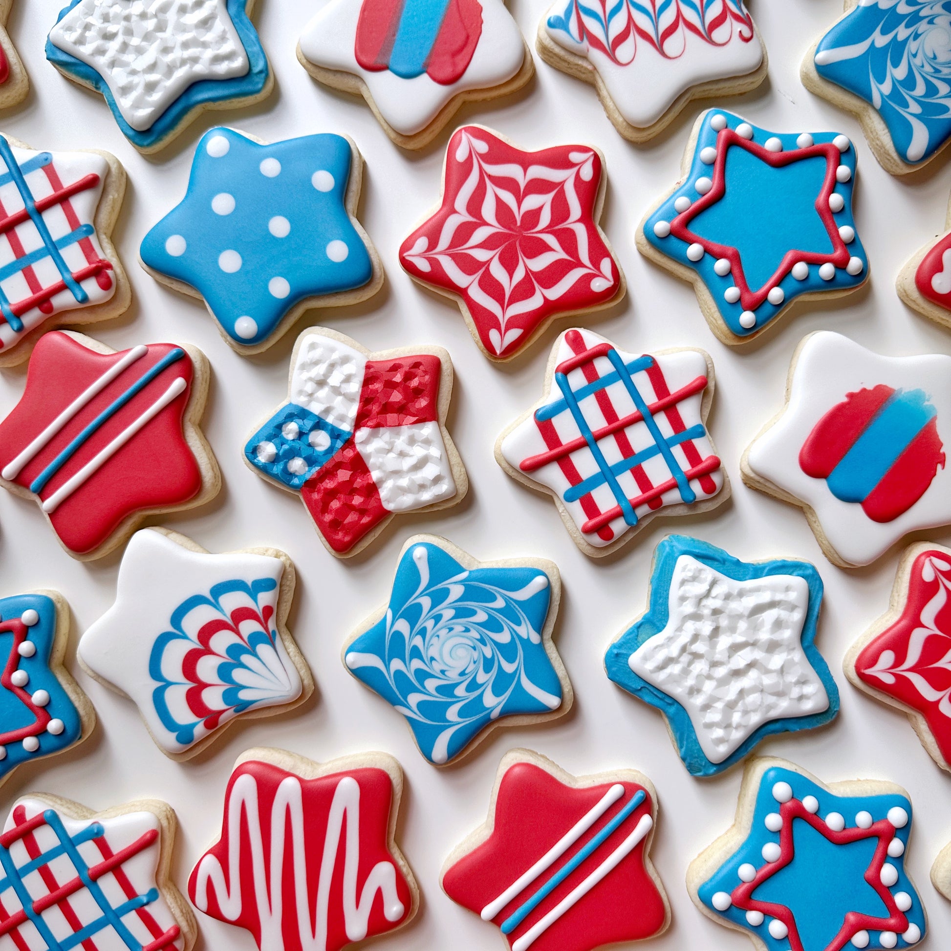 online cookie decorating class: stars