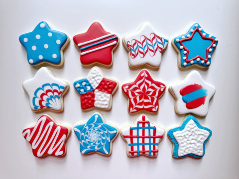 BEGINNER STARS ~ Online Cookie Decorating Class