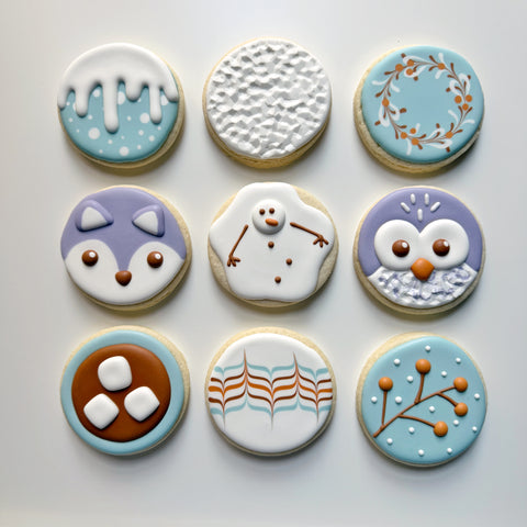 BEGINNER WINTER (Vol. 2) ~ Online Cookie Decorating Class