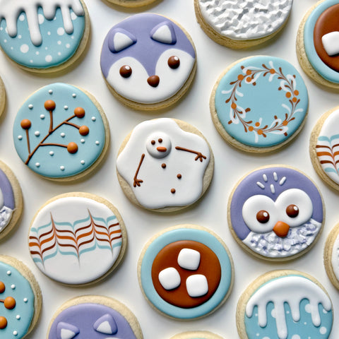 BEGINNER WINTER (Vol. 2) ~ Online Cookie Decorating Class