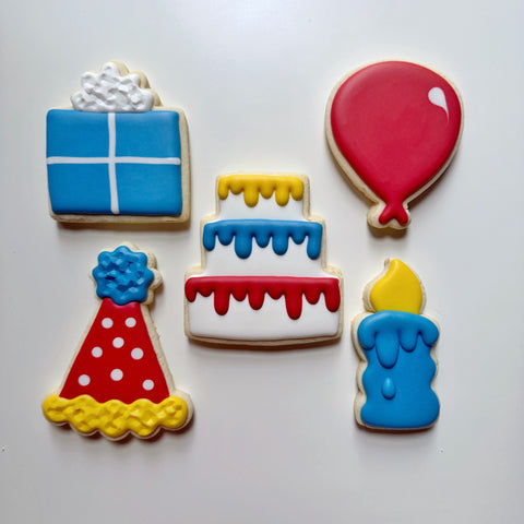 BEGINNER BIRTHDAY ~ Online Cookie Decorating Class
