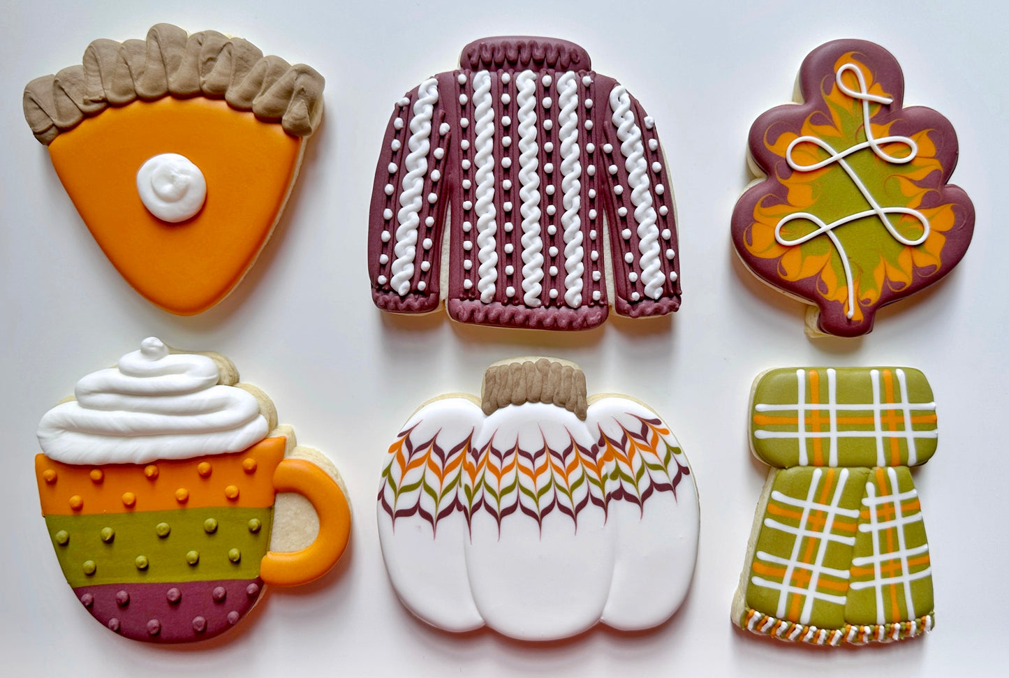 Cozy fall online cookie decorating class