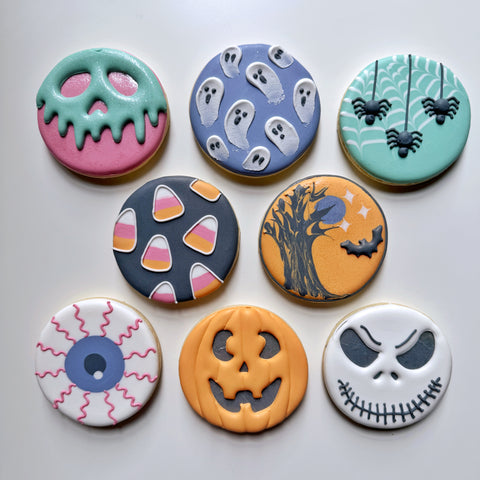 PASTEL HALLOWEEN ~ Online Cookie Decorating Class