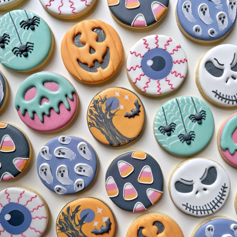 PASTEL HALLOWEEN ~ Online Cookie Decorating Class