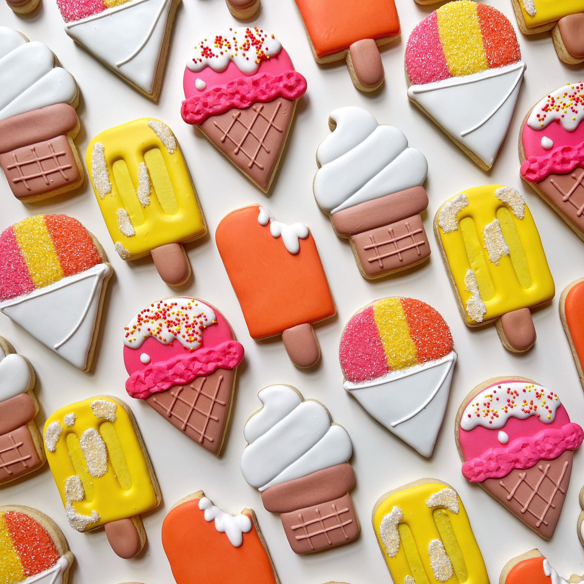 online cookie decorating class: frozen treats