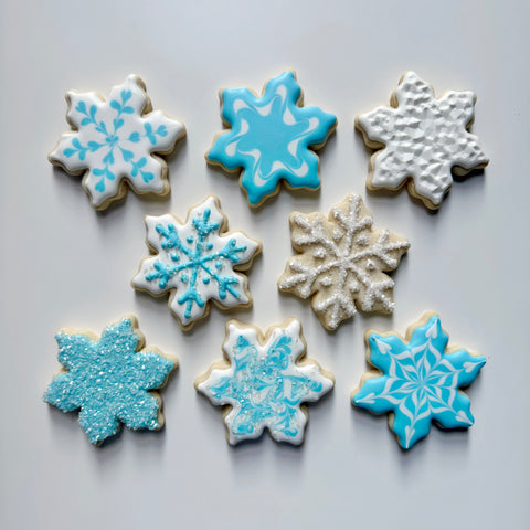 BEGINNER SNOWFLAKES ~ Online Cookie Decorating Class