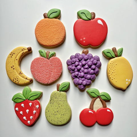 TUTTI FRUTTI ~ Online Cookie Decorating Class