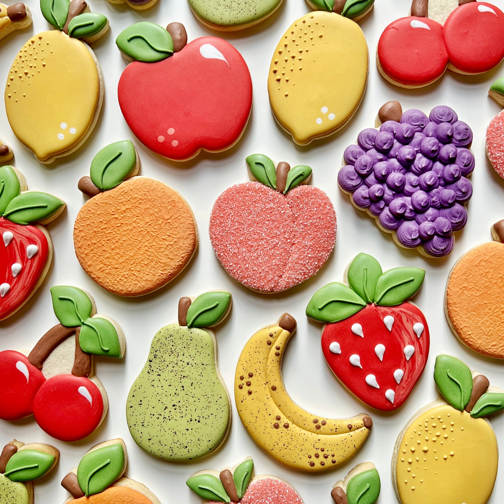 online cookie decorating class: fruit